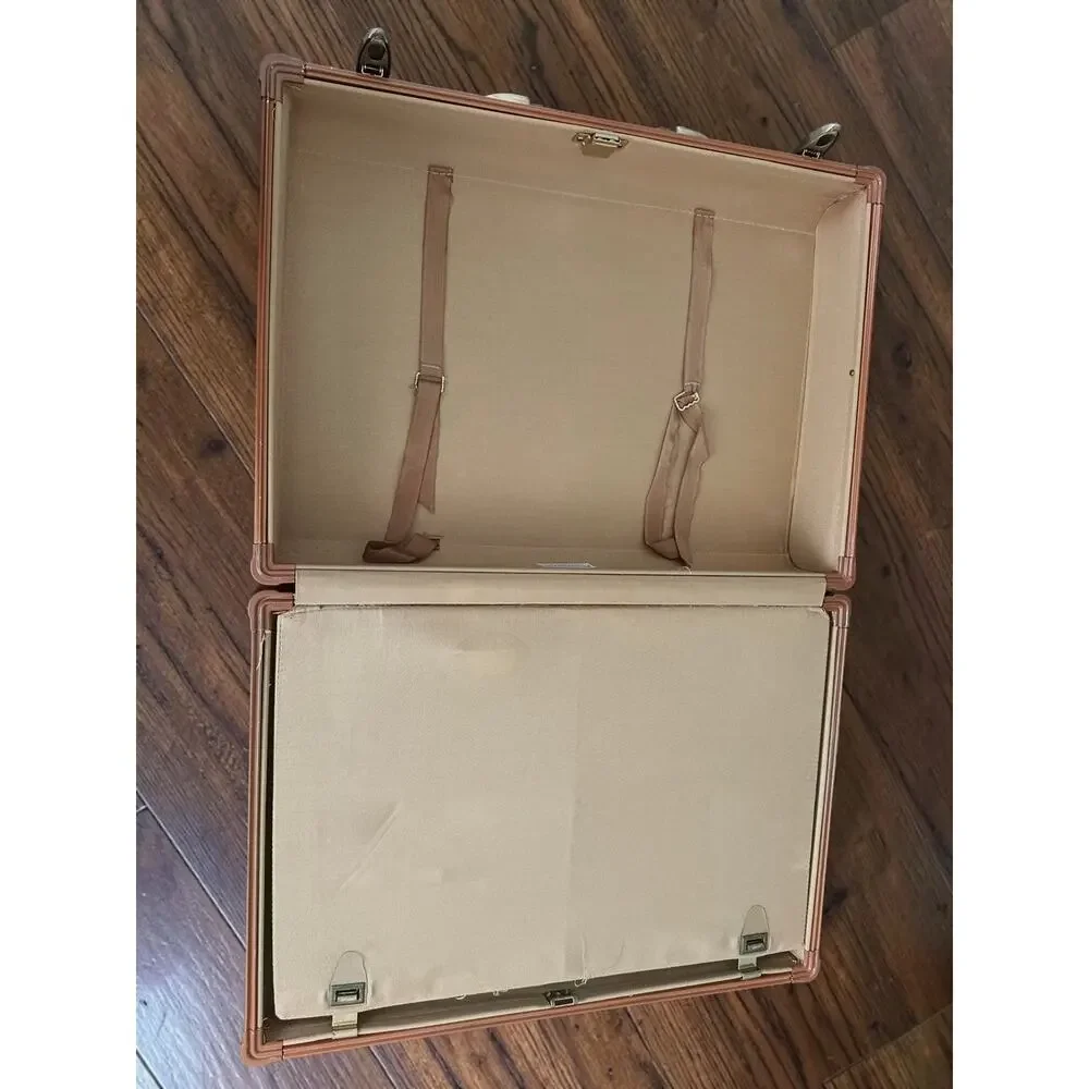Vintage 1950s 60s Samsonite Streamlite Brown Suitcase Shwayder Bros Luggage